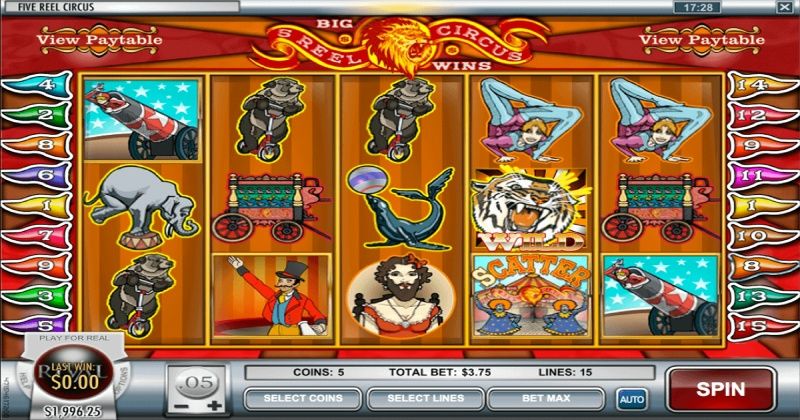 Play in 5 Reel Circus Slot Online from Rival Gaming for free now | www.ok-fuck.com