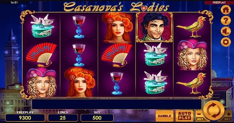 Play in Casanova’s Ladies Slot Online from Amatic for free now | www.ok-fuck.com