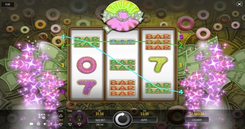 Play in Dollars to Donuts Slot Online from Rival Gaming for free now | www.ok-fuck.com